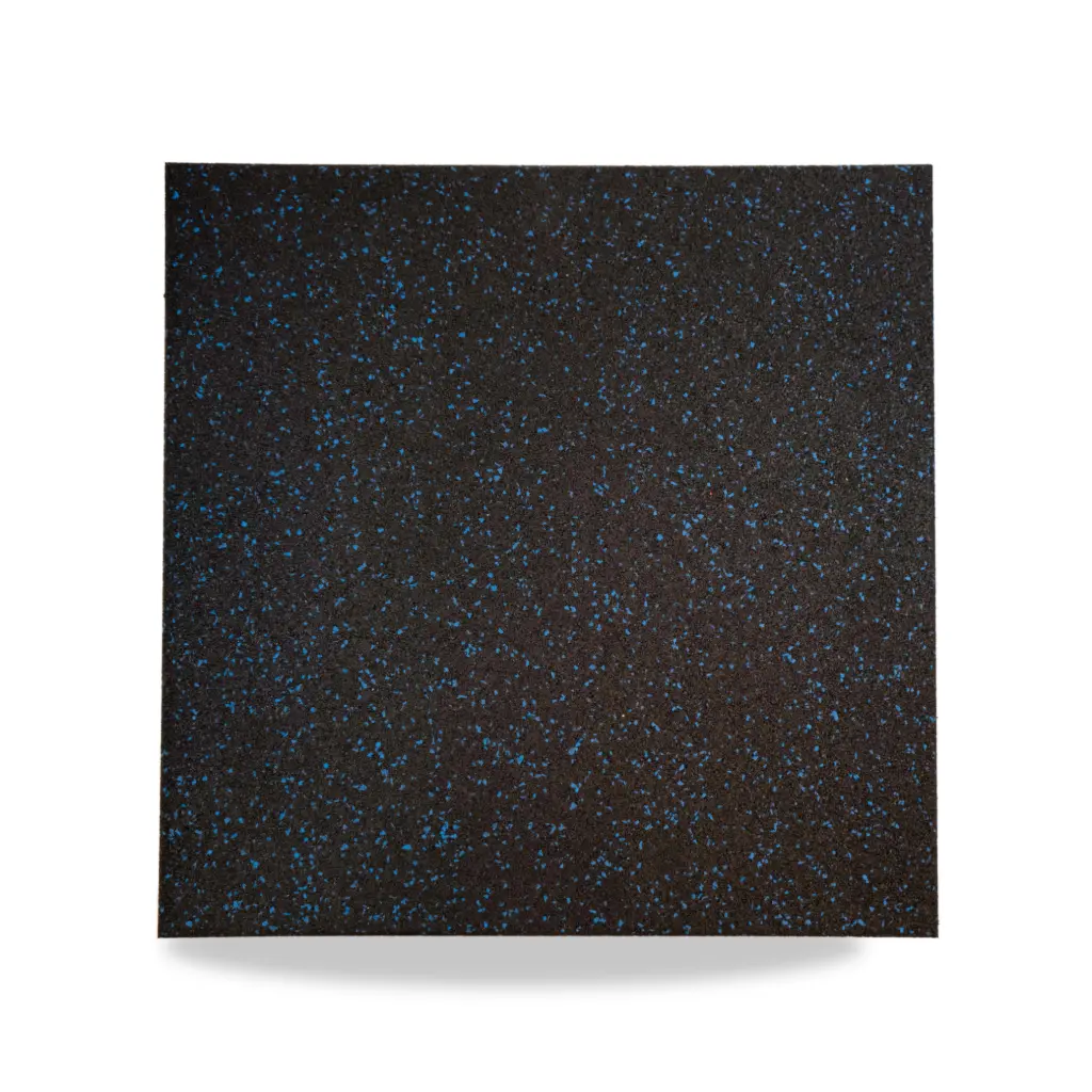 Cover Power Fitness Gummiplatten 1000 x 1000 x 40 mm SBR schwarz mit 15 % EPD 
